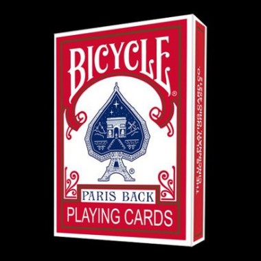 JEU BICYCLE PARIS BACK ROUGE