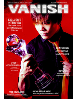 VANISH Magazine August/September 2015 - Shin Lim eBook DOWNLOAD