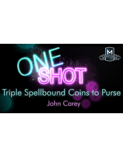 MMS ONE SHOT - Triple Spellbound Coins to Purse by John Carey video DOWNLOAD