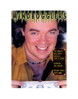 Mindbogglers vol 3 by Dan Harlan VOD