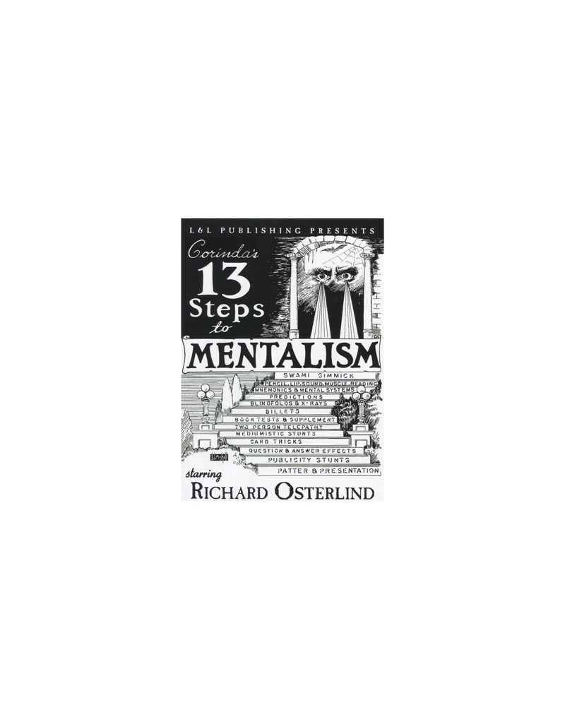 13 Steps To Mentalism (6 Videos) by Richard Osterlind VOD